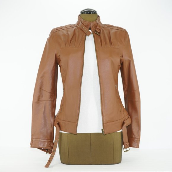 Metro 7 Genuine Leather Moto Jacket - Picture 2 of 16